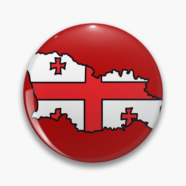 Item preview, Georgia country shape flag designed and sold by Rachael Taylor.