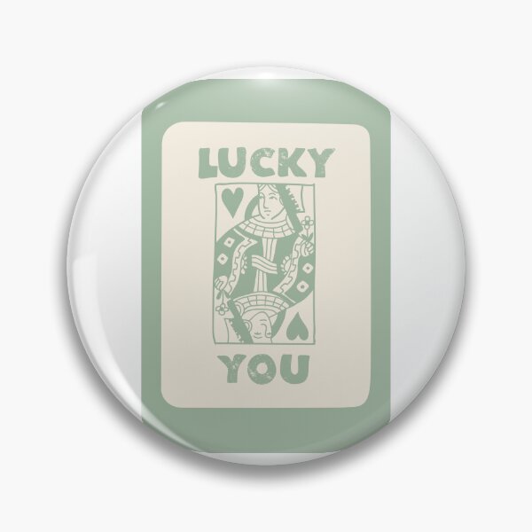 Item preview,  Sage green Queen Of hearts Playing Card designed and sold by clmstudio.