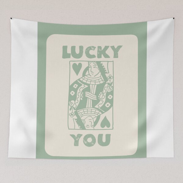 Item preview,  Sage green Queen Of hearts Playing Card designed and sold by clmstudio.
