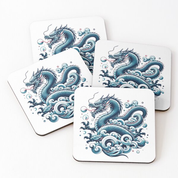 Item preview, Whispering Waves: Serene Dragon of the Eastern Seas designed and sold by SrijanaByAnu.