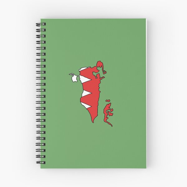 Item preview, Bahrain country shape flag designed and sold by Rachael Taylor.