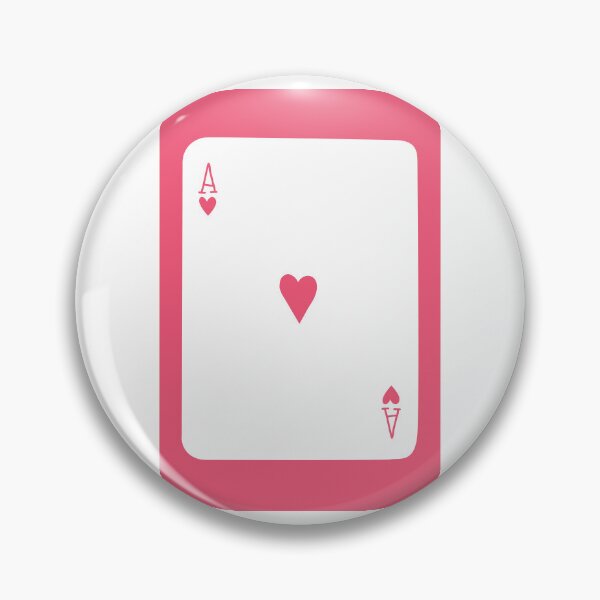 Item preview, Hot Pink Ace Of hearts Playing Card designed and sold by clmstudio.
