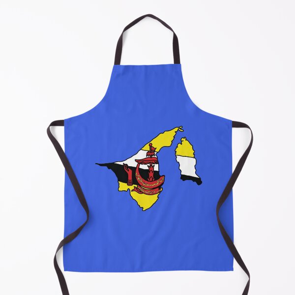 Item preview, Brunei country shape flag designed and sold by Rachael Taylor.