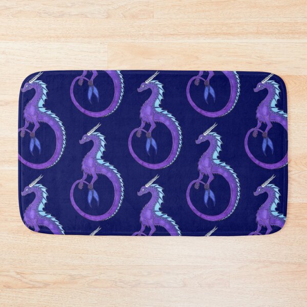 Item preview, Purple Sea Dragon Dark Background designed and sold by SavannaHandmade.