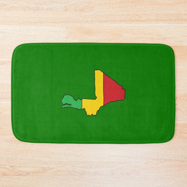 Item preview, Mali country shape flag designed and sold by Rachael Taylor.