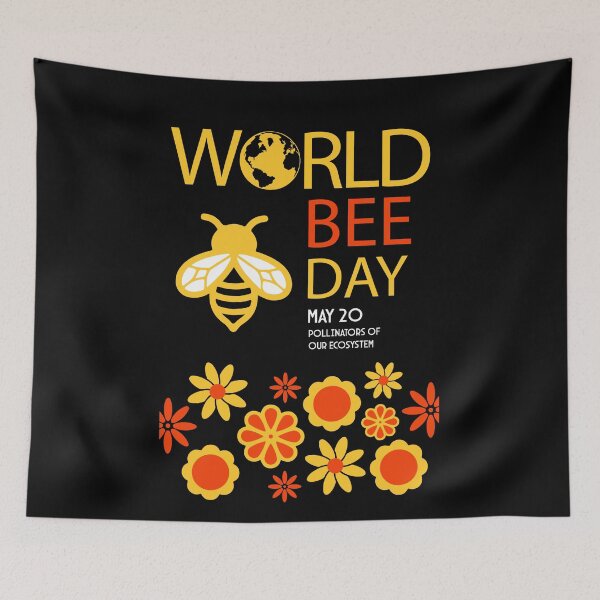 Item preview, World Bee Day May 20 designed and sold by happygiftideas.