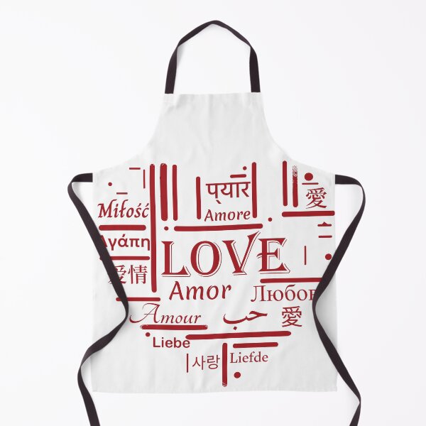 Artikelvorschau, Valentinstag-Special Universal Love Languages – Minimalistisches mehrsprachiges Design entworfen und verkauft von Inlineshirts.