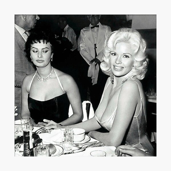 Item preview, Jayne Mansfield & Sophia Loren designed and sold by elvineBooth.
