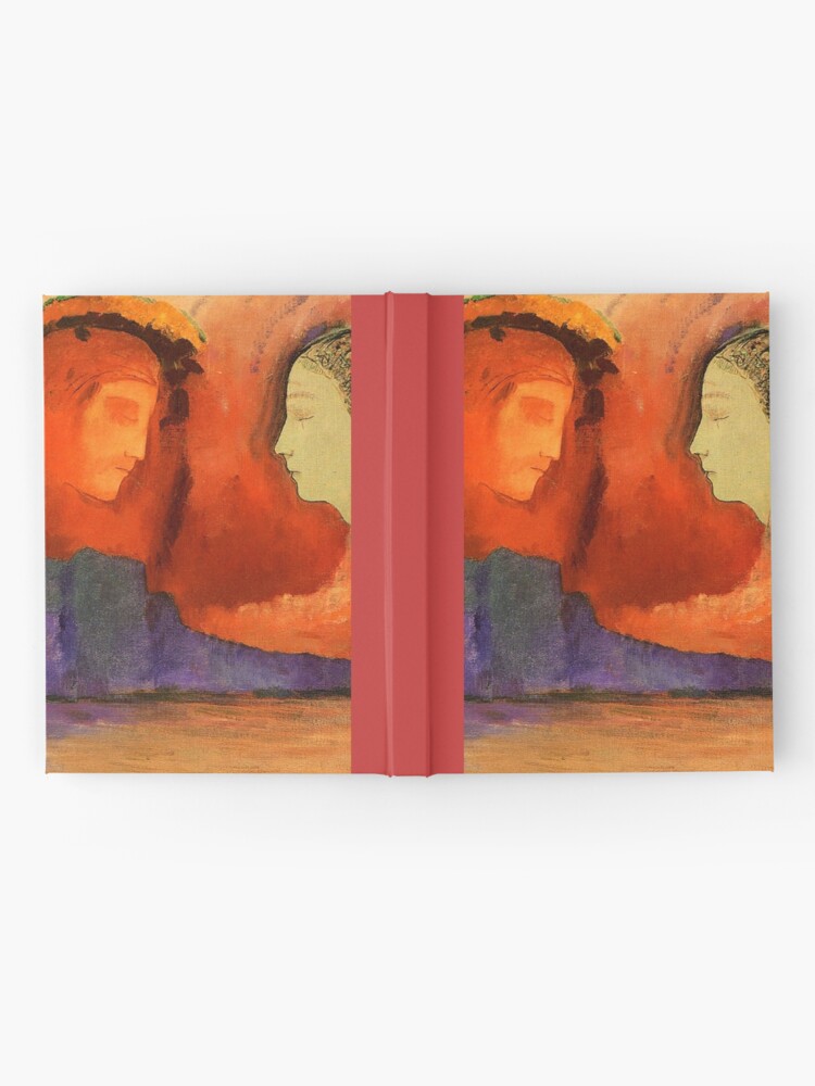 Vintage Odilon Redon Dante Et Beatrice 1914 Fine Art Hardcover Journal