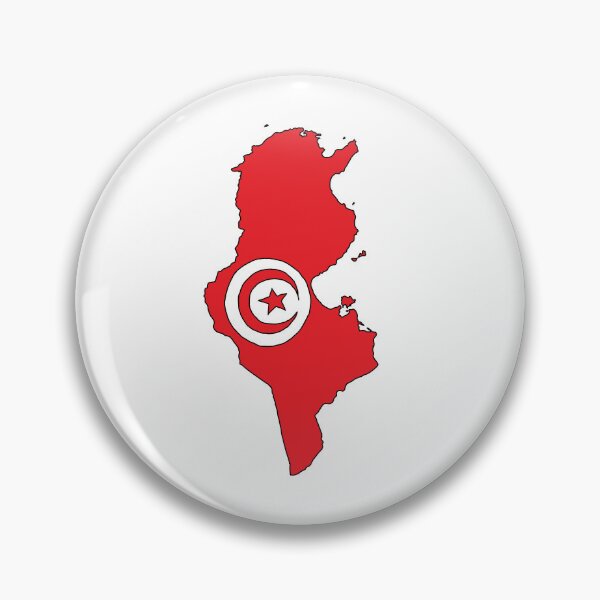 Item preview, Tunisia country shape flag designed and sold by Rachael Taylor.
