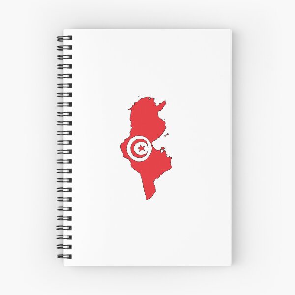 Item preview, Tunisia country shape flag designed and sold by Rachael Taylor.