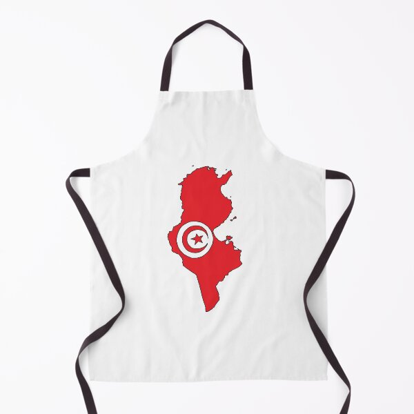 Item preview, Tunisia country shape flag designed and sold by Rachael Taylor.