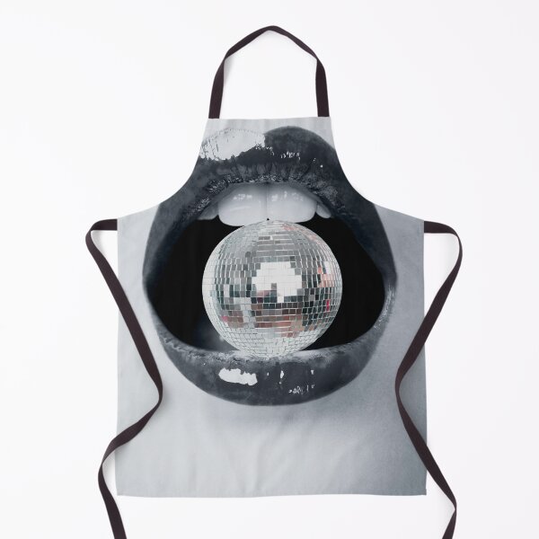 Item preview, Black And White Disco Ball Lips designed and sold by clmstudio.