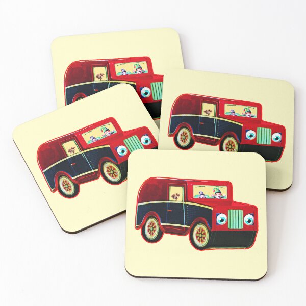 Item preview, Red Car Children and Dog designed and sold by Astralia.