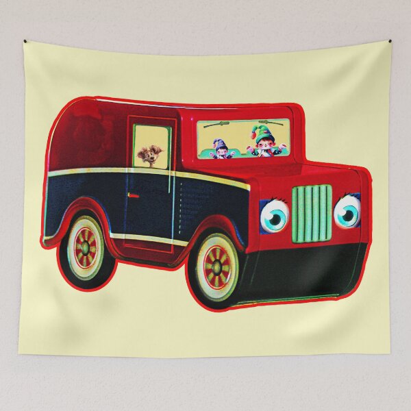 Item preview, Red Car Children and Dog designed and sold by Astralia.
