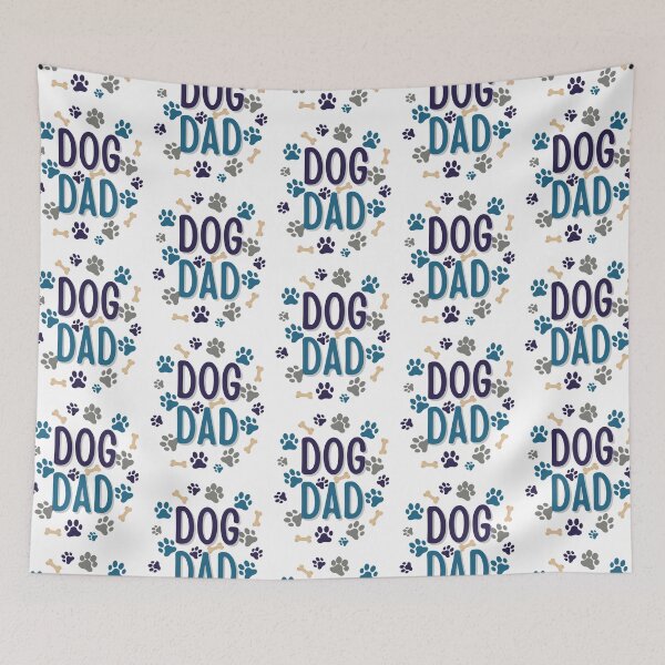 Item preview, Dog Dad Paw Print Design designed and sold by Fredster1966.