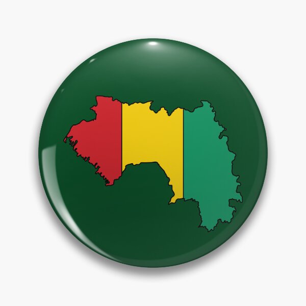 Item preview, Guinea country shape flag designed and sold by Rachael Taylor.