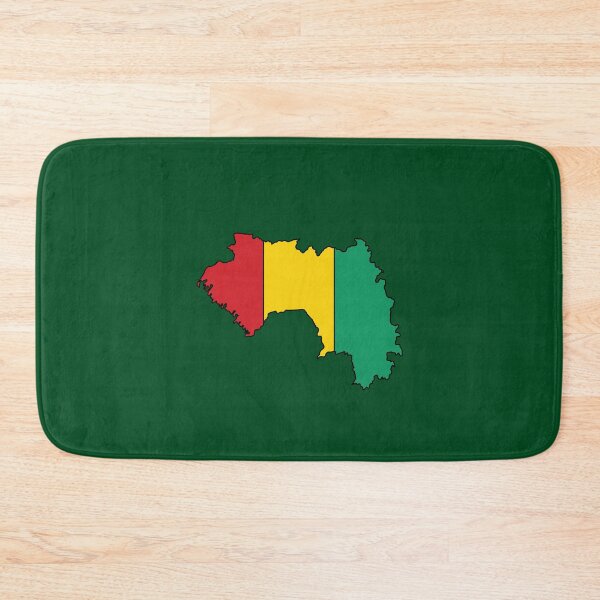 Item preview, Guinea country shape flag designed and sold by Rachael Taylor.