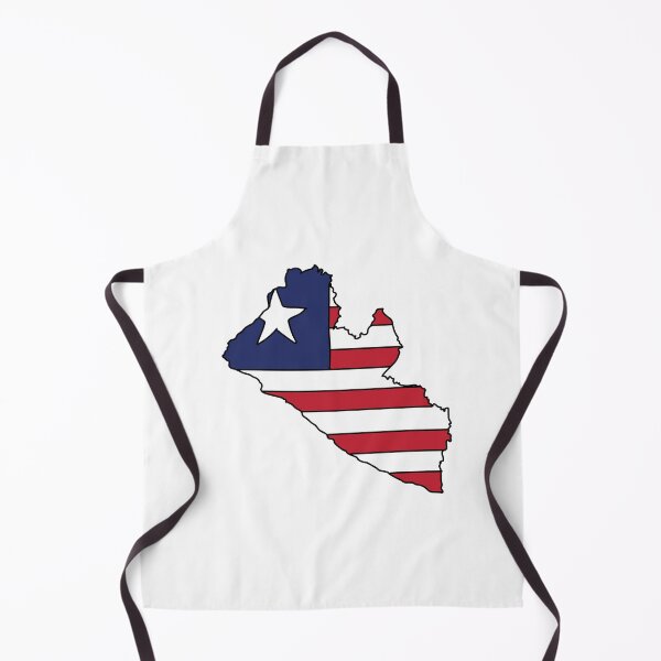 Item preview, Liberia country shape flag designed and sold by Rachael Taylor.