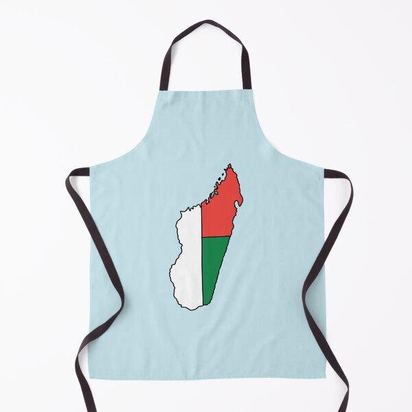 Item preview, Madagascar country shape flag designed and sold by Rachael Taylor.