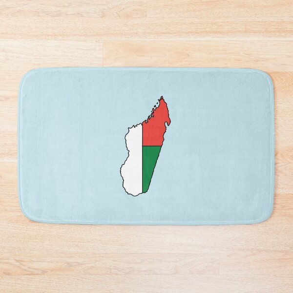 Item preview, Madagascar country shape flag designed and sold by Rachael Taylor.