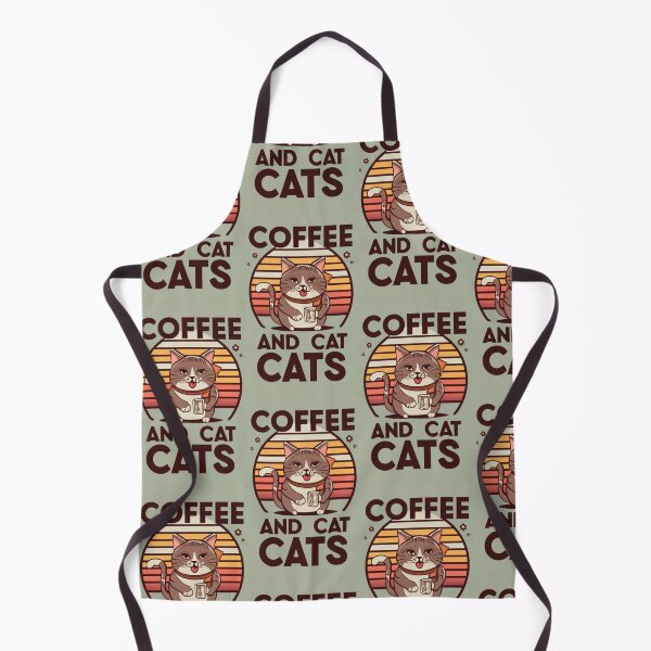 Item preview, kawaii coffee and cats v18 designed and sold by FenwickDesign99.