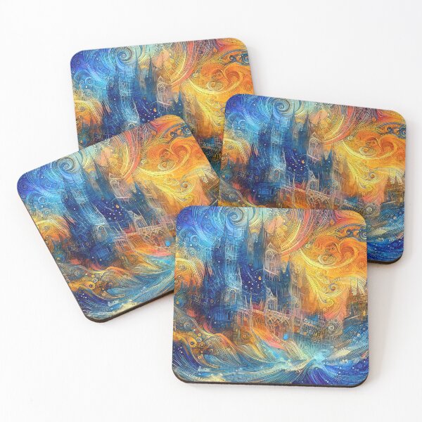 Item preview, Abstractions of abstract abstraction of castle. DeepDream #7858470886403 designed and sold by blackhalt.