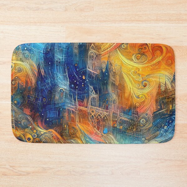 Item preview, Abstractions of abstract abstraction of castle. DeepDream #7858470886403 designed and sold by blackhalt.