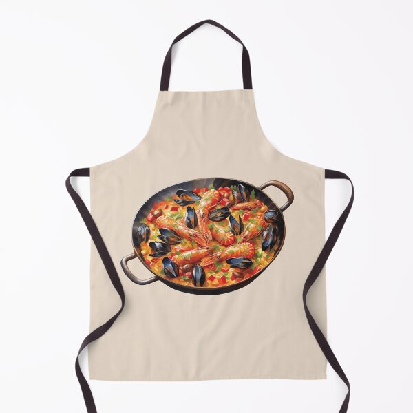 Item preview, Spanish Seafood Paella With Shrimps and Mussels designed and sold by Alicia Chee.
