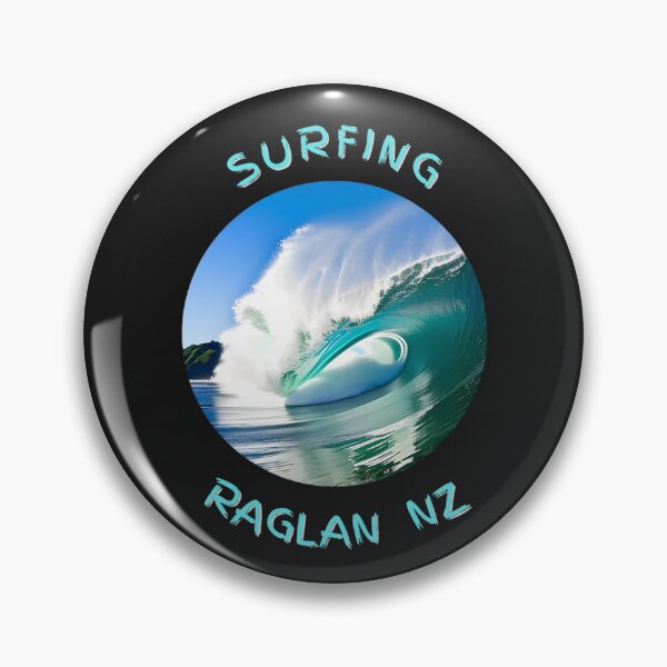 Item preview, Surfing Raglan New Zealand designed and sold by JackFreestone.