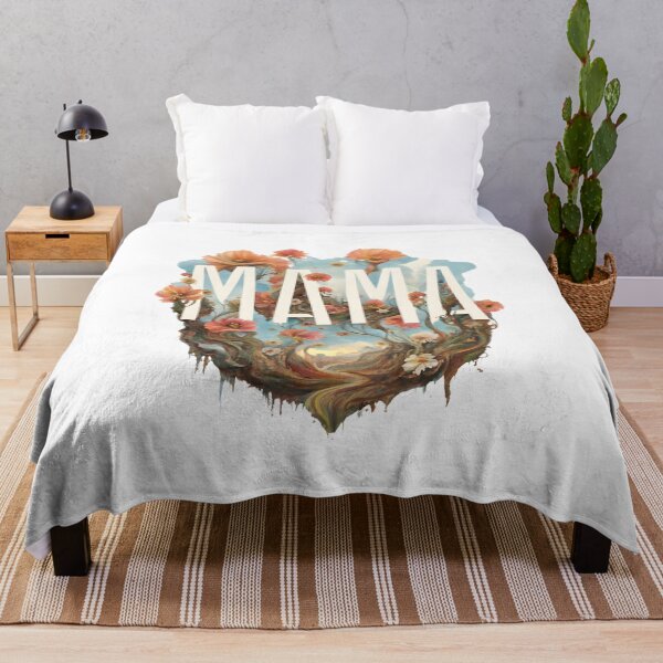 Item preview, Mama Floral, Retro Floral Mama, Mother's Day, Mama Valentine, Mama and Me, Mama Sunflower designed and sold by NitroStudio.