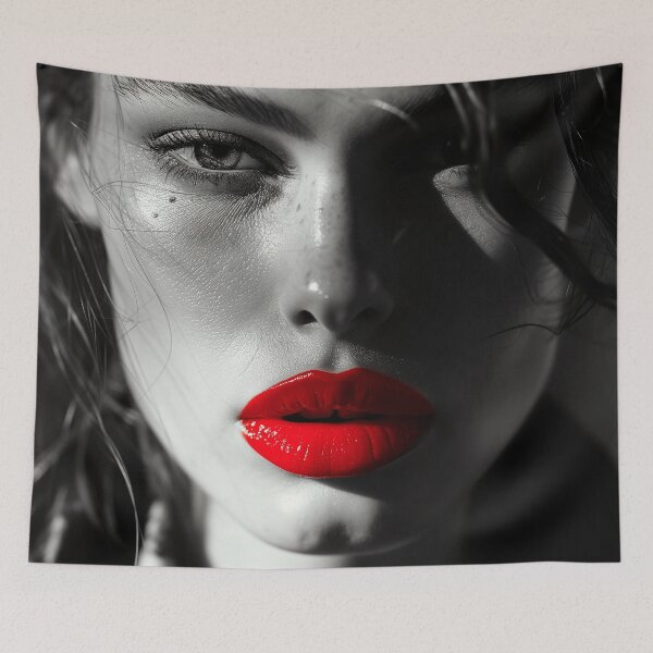 Item preview, Red Brilliance: The Kiss of Confidence designed and sold by RevivalPopShop.