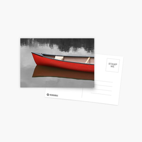Red Canoe Postcard