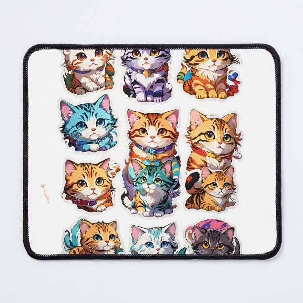 Item preview, Cute Cats sticker designed and sold by SpicyOne.