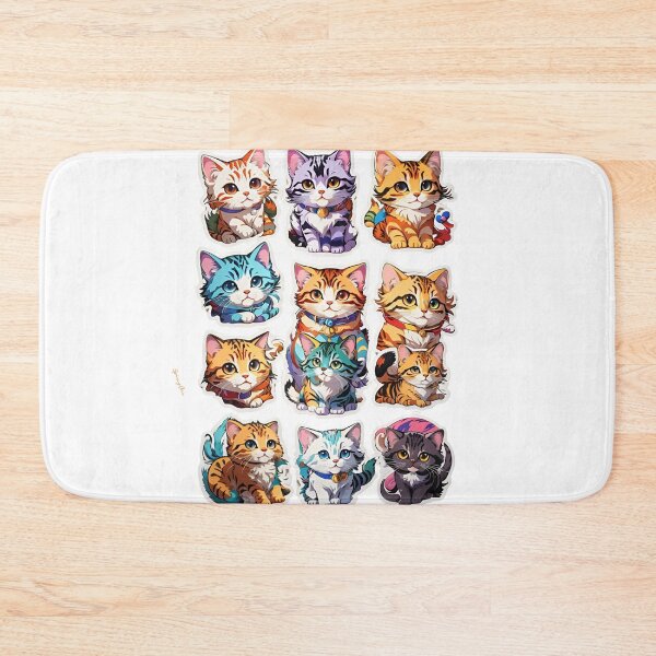 Item preview, Cute Cats sticker designed and sold by SpicyOne.