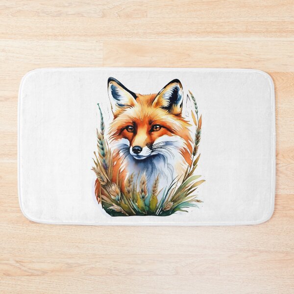 Item preview, Red Fox With Foxtail Grass designed and sold by Liis S.