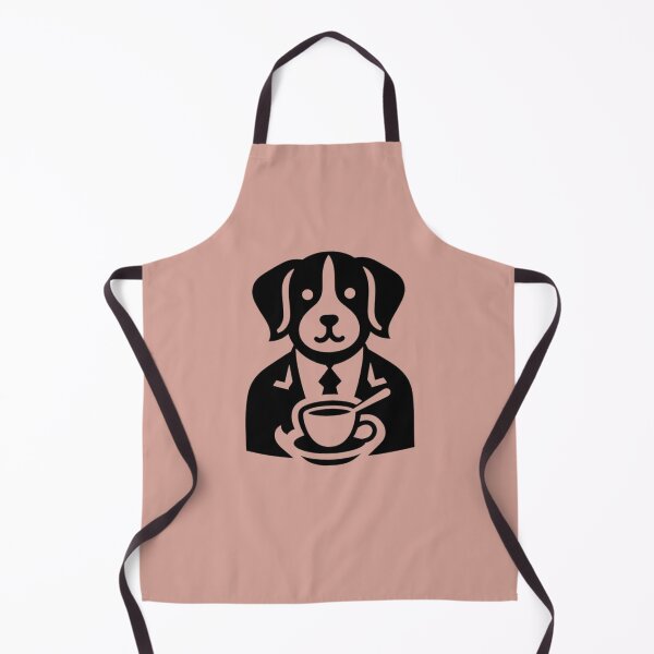 Item preview, Dog Icon Drinking Coffee  designed and sold by SnuggleSafari.