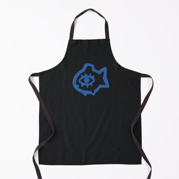 Item preview, A naive and minimalist art style fish with a big eye in blue ink designed and sold by martodesign.