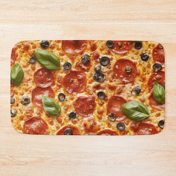 Item preview, Seamless Pizza Pattern designed and sold by GroovyRaffRaff.