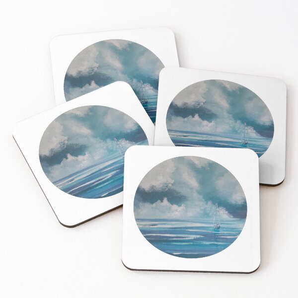 Item preview, Lone Boat On Bay (Tasman, New Zealand) designed and sold by downunder-gal.