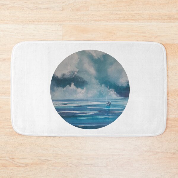 Item preview, Lone Boat On Bay (Tasman, New Zealand) designed and sold by downunder-gal.