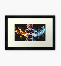 Todoroki BNHA Gerahmtes Wandbild