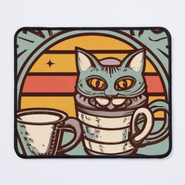 Item preview, classic coffee and cats v19 designed and sold by FenwickDesign99.