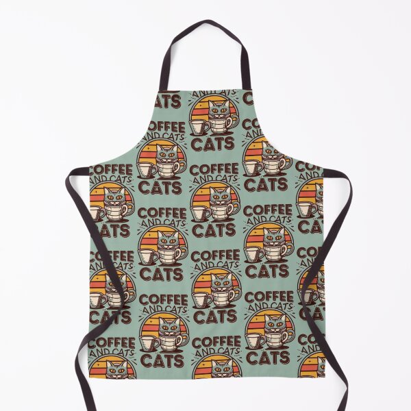 Item preview, classic coffee and cats v19 designed and sold by FenwickDesign99.