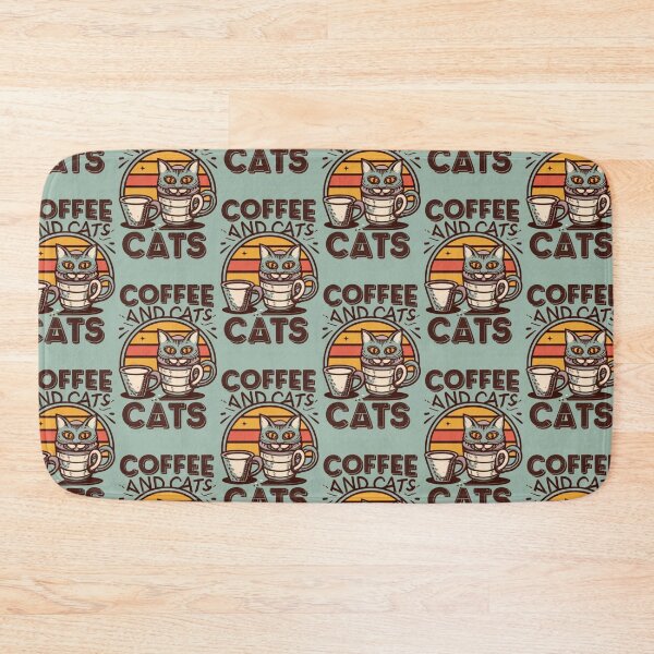 Item preview, classic coffee and cats v19 designed and sold by FenwickDesign99.