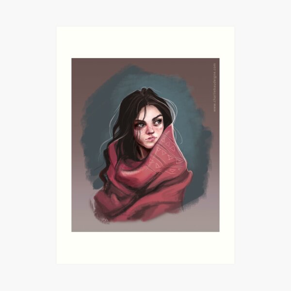 Femme de la nature - illustration Impression artistique