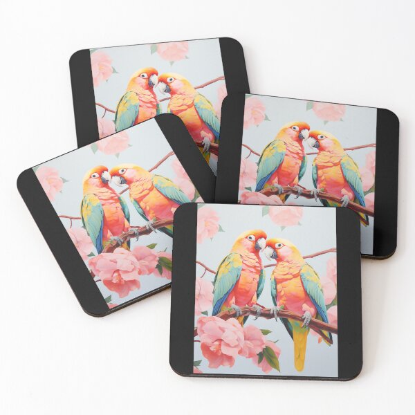 Item preview, Lovely Parrots Couple designed and sold by CamilleNorris.