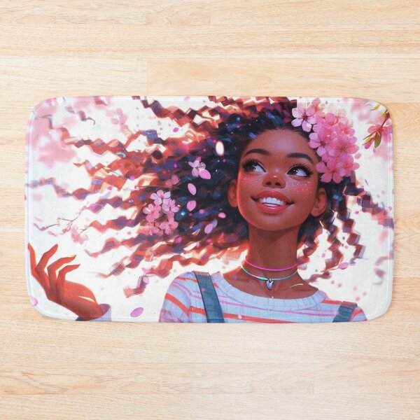 Item preview, Cherry blossoms and girl. designed and sold by growing-mom.