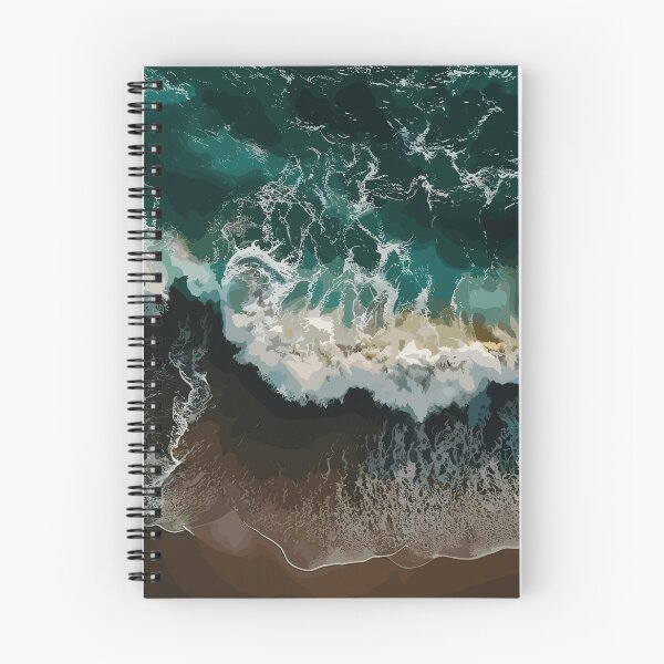 Item preview, Blue Green Ocean Waves designed and sold by Vector Scout Lab.