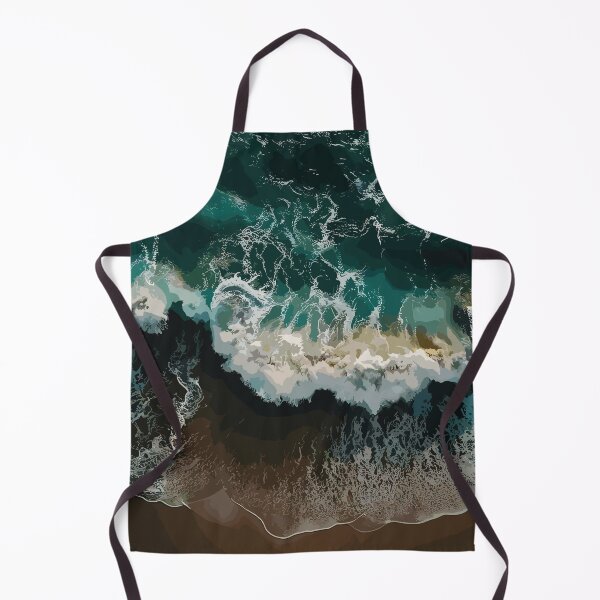 Item preview, Blue Green Ocean Waves designed and sold by Vector Scout Lab.
